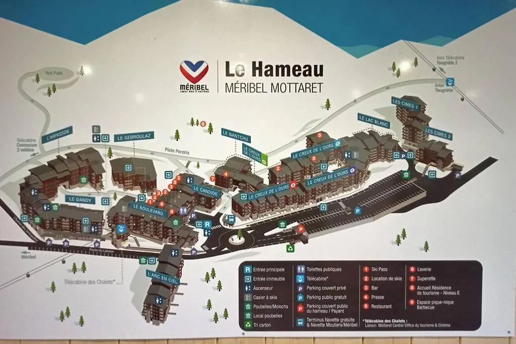 شقة Le Creux De L'Ours - Au Pied Des Pistes - Animaux Acceptes ميريبيل